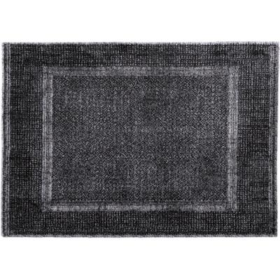 Fußmatte BARBARA BECKER "Square BB, Made in Belgium", grau (anthrazit), B:67cm H:10mm L:110cm, Polyamid, Teppiche, Schmutzfangmatte, auch als Läufergröße erhältlich Image