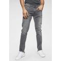 Slim-fit-Jeans REPLAY "Anbass Superstretch" Gr. 31, Länge 34, grau (grey) Herren Jeans Slim Fit