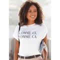 T-Shirt BUFFALO Gr. 44/46, weiß Damen Shirts Jersey Bestseller