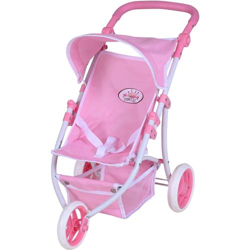 Puppenbuggy KNORRTOYS ""Lio - Princess White Rose"" Puppenwagen rosa (princess white rose) Kinder