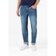 Slim-fit-Jeans TIMEZONE "Slim EduardoTZ" Gr. 38, Länge 32, blau Herren Jeans 5-Pocket-Jeans