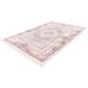 Teppich CALO-DELUXE "Miran 825" Teppiche Gr. B/L: 80 cm x 150 cm, 12 mm, 1 St., rosa (grau, lachs) Esszimmerteppiche Vintage Design, mit Fransen, Wohnzimmer