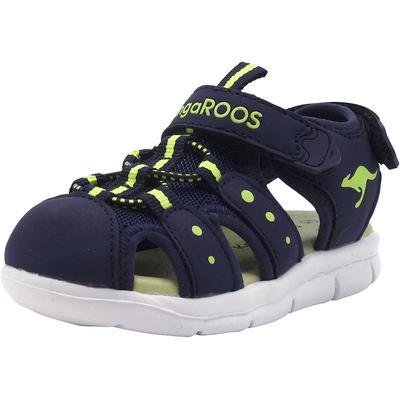 Sandale KANGAROOS "K-Mini" Gr. 29, blau (navy, lime) Schuhe