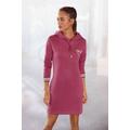 Sweatkleid BUFFALO Gr. 40/42, N-Gr, lila (himbeere) Damen Kleider Langarm