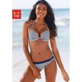 Push-Up-Bikini-Top VENICE BEACH "Summer" Gr. 42, Cup B, bunt (weiß, marine, gestreift) Damen Bikini-Oberteile Ocean Blue