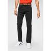 Chinohose TOM TAILOR DENIM, Herren, Gr. 29, Länge 32, schwarz, Obermaterial: 97% Baumwolle, 3% Elasthan, unifarben, casual, schmal lang, Hosen, leicht vorgewaschen