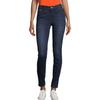 Skinny-fit-Jeans TOM TAILOR, Damen, Gr. 34, Länge 32, grau (schwarz, stone, washed), Denim/Jeans, Obermaterial: 42% Baumwolle, 34% Polyester, 22% Viskose, 2% Elasthan, unifarben, casual, skinny fit lang, Jeans, in figurbetonter 5-Pocket-Form