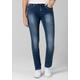 Slim-fit-Jeans TIMEZONE "Slim TahilaTZ Womenshape" Gr. 30, Länge 34, blau Damen Jeans 5-Pocket-Jeans Röhrenjeans