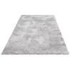 Hochflor-Teppich MY HOME "Boldo" Gr. 2, grau (hellgrau), B:70cm H:50mm L:140cm, Kunstfaser, Teppiche, besonders weich durch Microfaser, Shaggy Teppich