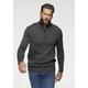 Troyer MAN'S WORLD Gr. XL (56/58), grau (anthrazit, meliert) Herren Pullover Troyer