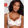 T-Shirt-BH NUANCE, Damen, Gr. 85, Cup F, weiß (weiß, pastell), Microtouch, Obermaterial: 82% Polyamid (TACTEL), 18% Elasthan (LYCRA), Basic, BHs, aus hochwertiger Microfaser