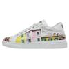 Sneaker DOGO "Ace Low-Top Sneaker Burano Island Damen Sneaker", Damen, Gr. 38, Normalschaft, weiß, Lederimitat, casual, Schuhe, Handgefertigt