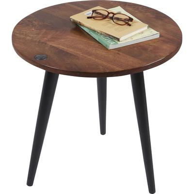 Beistelltisch TOM TAILOR HOME "T-WOOD TABLE MEDIUM" Tische Gr. B/H: 60 cm x 57 cm, schwarz (natur, schwarz) Beistelltische