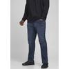Slim-fit-Jeans "GLENN ORIGINAL", Herren, Gr. 40, Länge 32, blau (denim, blau), Denim/Jeans, Obermaterial: 70% Baumwolle, 28% Polyester, 2% Elasthan, JACK & JONES PLUSSIZE, unifarben, Abriebeffekte, modisch, schmal knöchellang, Jeans, Bis Weite 48