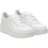 Plateausneaker ASICS SPORTSTYLE "JAPAN S PF", Gr. 39,5, weiß, Synthetik, unifarben, sportlich, Schuhe