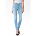 Skinny-fit-Jeans REPLAY "Luzien" Gr. 30, Länge 28, blau (lightblue) Damen Jeans Röhrenjeans