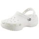 Clog CROCS "Classic Platform W" Gr. 42, weiß Damen Schuhe Plateau Clogs