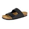 Pantolette LICO "Pantolette Bioline Man", Gr. 48, schwarz, Synthetik, Schuhe