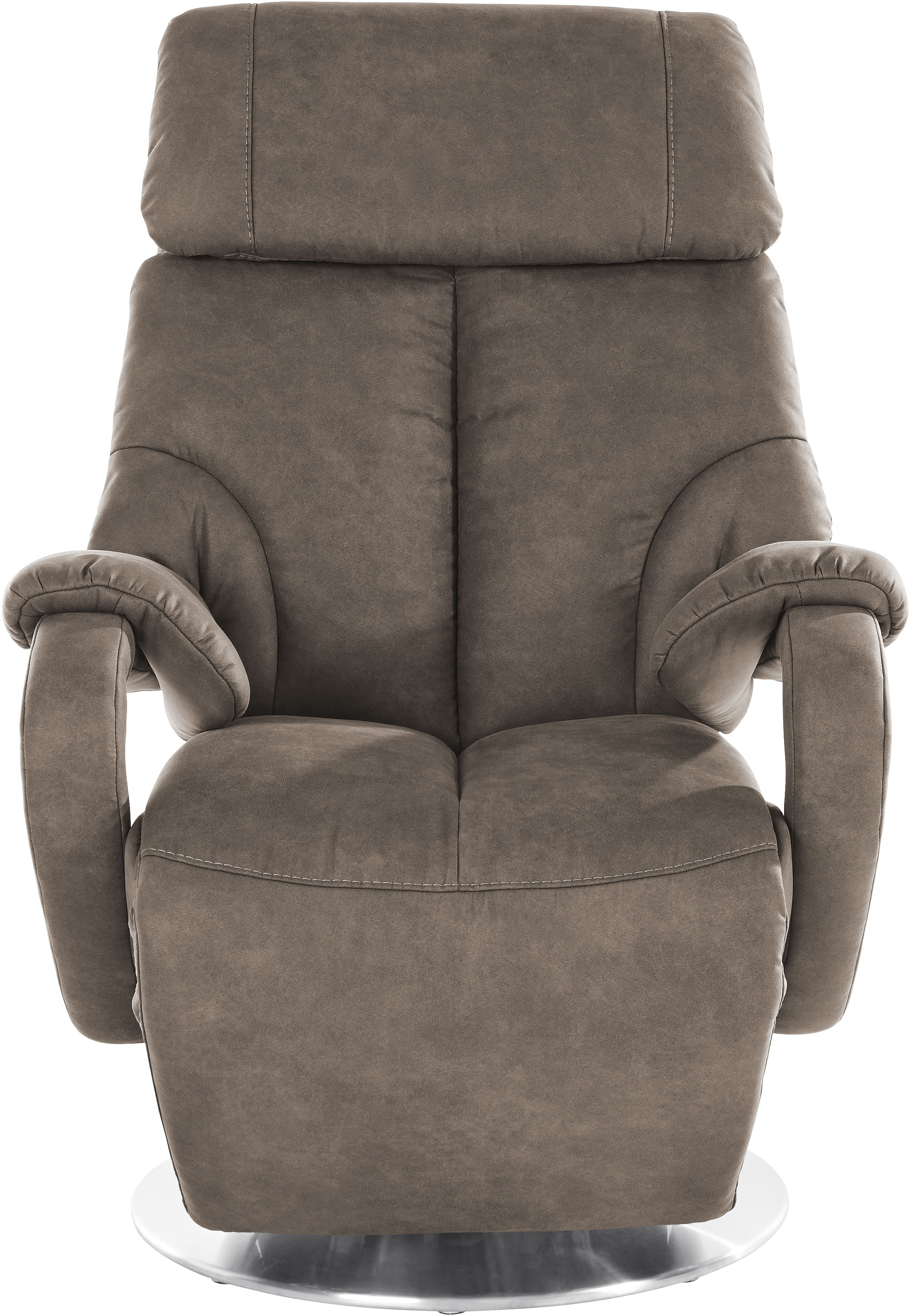 TV-Sessel SIT & MORE "Invito", grau (taupe), B:80cm H:111cm T:80cm, NaturLEDER (echtes Rindsleder);Luxus-Microfaser (100% Polyester);Luxus-Kunstleder, Sessel, Fernsehsessel, in Größe S, wahlweise mit Motor und Aufstehhilfe