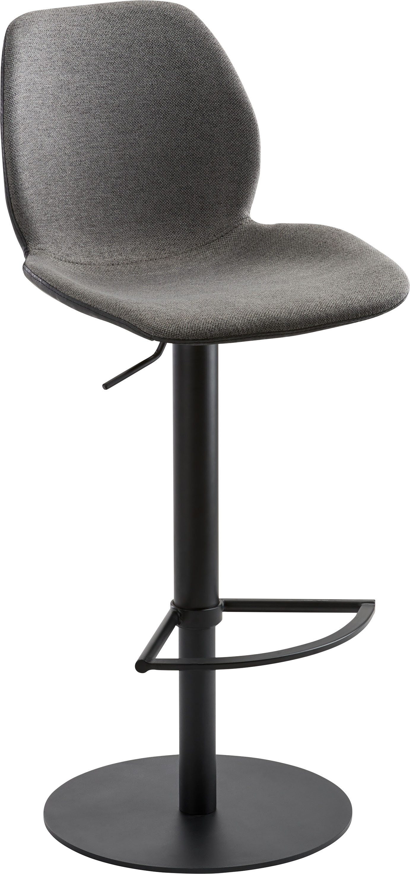 Barhocker MAYER SITZMÖBEL "Bar- und Tresenhocker myMARCO", grau (schwarz, anthrazit, meliert), B:46 H:52,5 T:42, Hocker, Barhocker Image