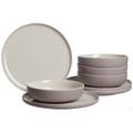 Tafelservice RITZENHOFF & BREKER "Teller Set, Geschirr-Set Jasper" Geschirr-Sets Gr. 8 tlg., grau (taupe) Tafelservice