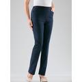 Stretch-Jeans CLASSIC BASICS Gr. 44, Normalgrößen, blau (dark blue) Damen Jeans Stretch