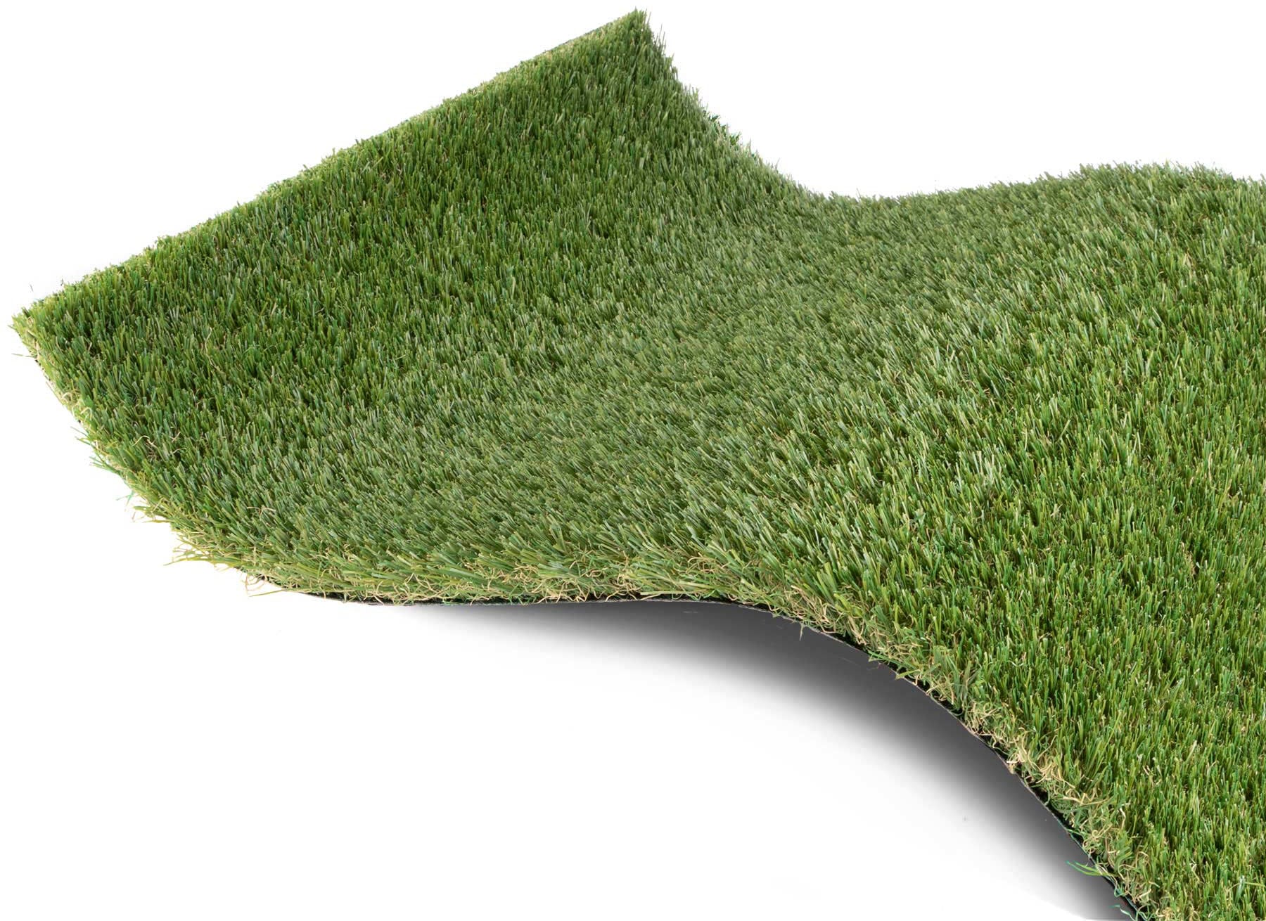 Kunstrasen "MIDSOMMAR, Made in Netherlands", grün, B:200cm H:40mm L:100cm, Polyethylen (PE), PRIMAFLOR-IDEEN IN TEXTIL, Teppiche, natürliche Optik, mit Drainagefunktion, ideal für Balkon & Terrasse