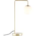 Tischleuchte LEGER HOME BY LENA GERCKE "Joleen" Lampen Gr. 1 flammig, Ø 13 cm Höhe: 50 cm, goldfarben Tischlampen Glas Nachttischlampe messingfarbene Tischlampe mit Kugeln aus Opalglas