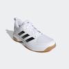 Handballschuh ADIDAS PERFORMANCE "LIGRA 7 INDOOR", Gr. 46, schwarz-weiß (cloud weiß, core schwarz, cloud weiß), Synthetik, Textil, sportlich, Schuhe