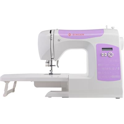 SINGER Computer-Nähmaschine "C5205 Lila", lila (weiß, helllila), B:21,1cm H:32,9cm T:42,5cm, Nähmaschinen