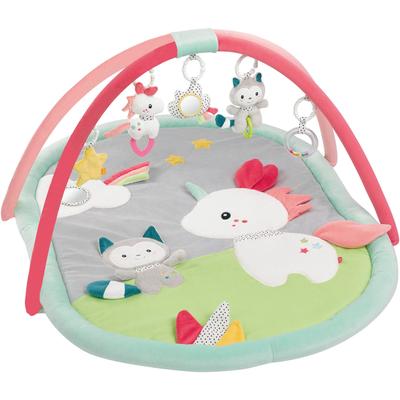 Spielbogen FEHN "Aiko & Yuki, 3-D-Activity-Decke", bunt, Spielbögen, Kinder, Plüsch, mit Krabbeldecke Image