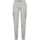 Cargohose URBAN CLASSICS "Damen Ladies High Waist Cargo Jogging Pants" Gr. M, US-Größen, grau (concrete) Damen Hosen High-Waist-Hosen