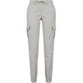 Cargohose URBAN CLASSICS "Urban Classics Damen Ladies High Waist Cargo Jogging Pants" Gr. 3XL, US-Größen, grau (concrete) Damen Hosen High-Waist-Hosen