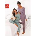 Pyjama VIVANCE DREAMS Gr. 36/38, bunt (mint, lila) Damen Homewear-Sets Pyjamas
