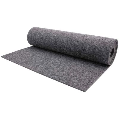Nadelvliesteppich "TURBO", grau, B:200cm H:5mm L:400cm, Nadelfilz, PRIMAFLOR-IDEEN IN TEXTIL, Teppiche, robust und strapazierfähig, fußbodenheizungsgeeignet, Kurzflor Teppich Image
