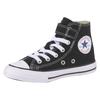 Sneaker CONVERSE "CHUCK TAYLOR ALL STAR 1V EASY-ON Hi", Gr. 34, schwarz, Textil, sportlich, Schuhe Canvassneaker Sneaker high Sneakerboots Skaterschuh, mit Klettverschluss für Kinder
