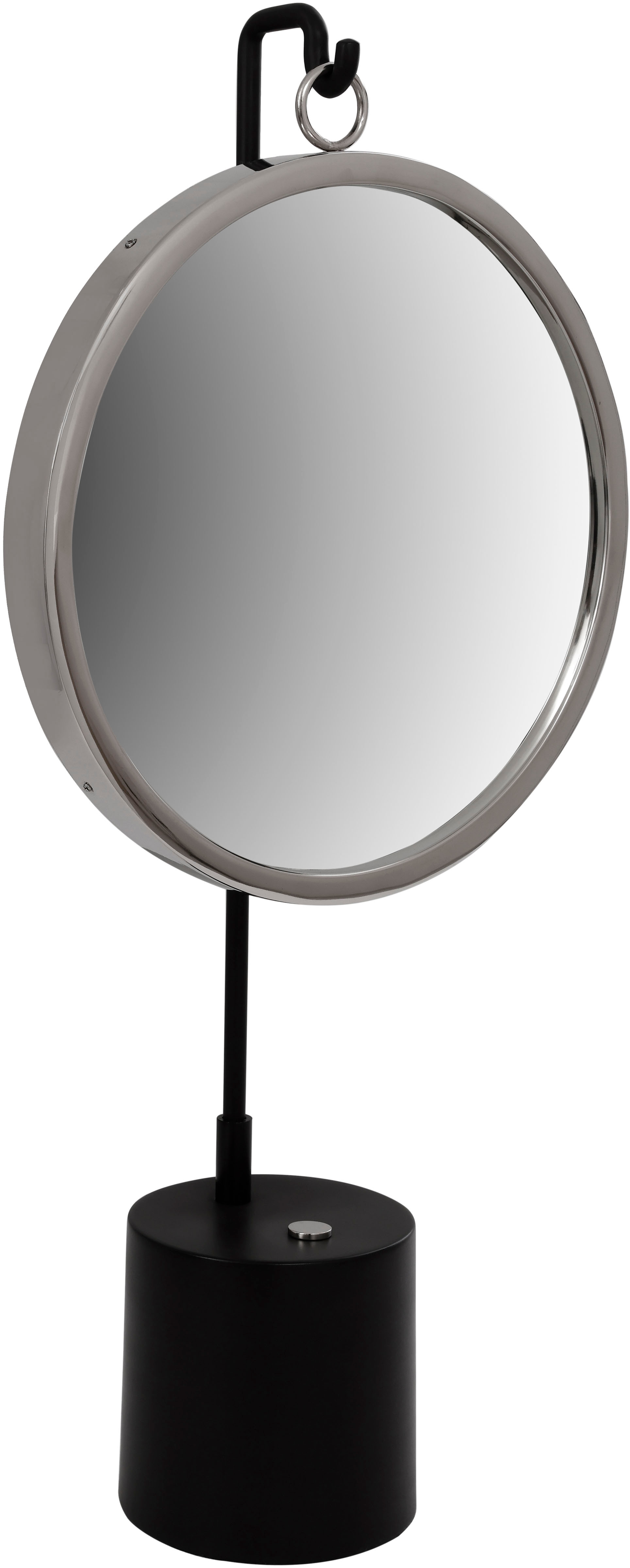 Dekospiegel KAYOOM "Tischspiegel Eleganca 225", silber (schwarz, silberfarben), B:30cm H:65cm T:13cm Ø:0cm, Spiegel, Standspiegel