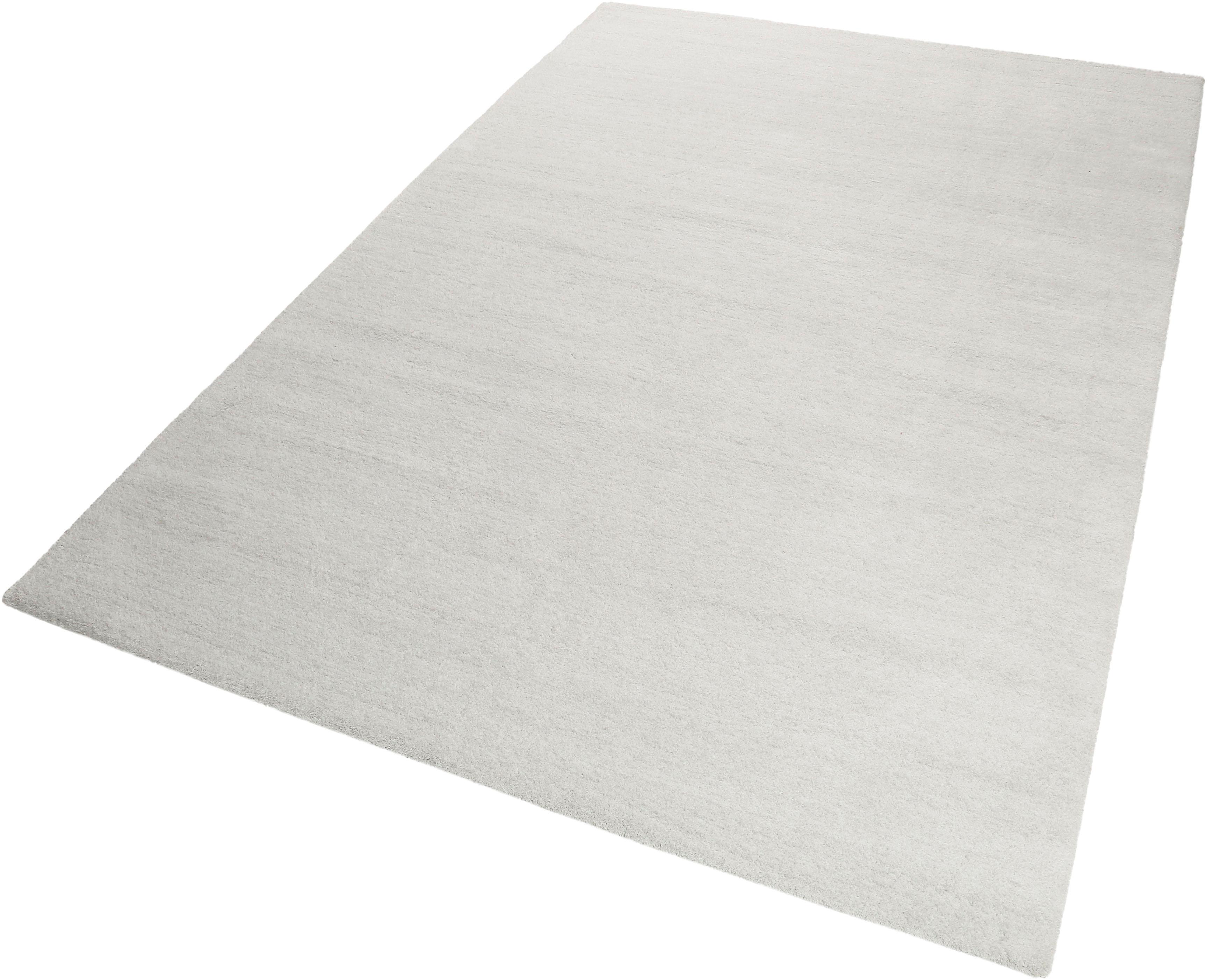 Teppich ESPRIT "Loft ESP-4223" Gr. 31, grau (weiß, grau), B:130cm H:20mm L:190cm, Kunstfaser, Teppiche, Teppich, Wohnzimmer, große Farbauswahl, sehr weicher Flor, dicht gewebt, robust