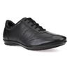 Schnürschuh GEOX "UOMO SYMBOL", Herren, Gr. 44, schwarz, Leder, elegant, Schuhe, Business Schuh, Sneaker in eleganter Form