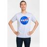 T-Shirt LOGOSHIRT ""NASA Logo"" Gr. 4XL, grau Herren Shirts mit coolem NASA-Logo