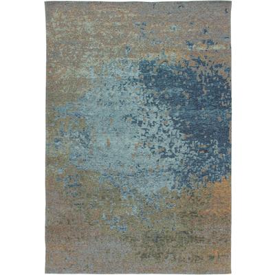 Teppich MY HOME "Marga" Gr. 4, bunt (multi, blau), B:155cm H:8mm L:230cm, Baumwolle, Chenille, Kunstfaser, Teppiche, Wohnzimmer Image