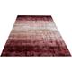 Teppich HOME AFFAIRE "Katalin, Teppiche aus 100% Viskose" Gr. B/L: 200 cm x 290 cm, 10 mm, 1 St., lila (mauve) Esszimmerteppiche