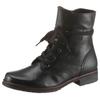 Schnürstiefelette GABOR, Damen, Gr. 40, schwarz, Kalbsleder, klassisch, Schuhe, Blockabsatz, Schnürboots, Businessschuh mit Best Fitting Ausstattung, Topseller