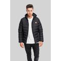 Winterjacke URBAN CLASSICS "Herren Basic Bubble Jacket" Gr. S, schwarz (black) Herren Jacken Übergangsjacken