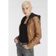 Lederjacke GIPSY "NOLA" Gr. M/38, braun (caramel) Damen Jacken Lederjacke Übergangsjacke Lederjacken