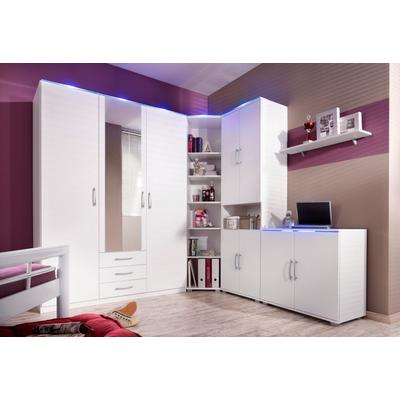 Jugendzimmer-Set PRIESS, weiß, 3-türig, Schlafzimmermöbel-Sets Image