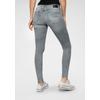 Skinny-fit-Jeans G-STAR "Mid Waist Skinny", Damen, Gr. 27, Länge 30, grau (faded industrial grau), Denim/Jeans, Obermaterial: 98% Baumwolle, 2% Elasthan, modisch, skinny fit lang, Jeans, mit Elasthan-Anteil