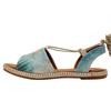 Sandale DOGO "Hazel Caretta Damen Sandalen/ Sandaletten / Female", Damen, Gr. 39, Normalschaft, blau, Lederimitat, Schuhe, Vegan