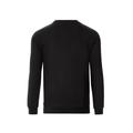 Sweatshirt TRIGEMA "TRIGEMA Sweatshirt mit angerauter Innenseite", Damen, Gr. S, schwarz, 70% Baumwolle, 30% Polyester, Basic, Sweatshirts