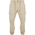 Jogginghose URBAN CLASSICS "Herren Front Pocket Cargo Jogging Pants" Gr. S, US-Größen, grau (concrete) Herren Hosen Jogginghosen